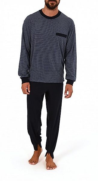 Normann Care Pyjama Herren Pflegeoverall langarm mit Reissverschluss am Rüc günstig online kaufen