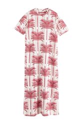 Next Maxikleid Schweres Maxi-T-Shirt-Kleid mit Flügelärmeln günstig online kaufen