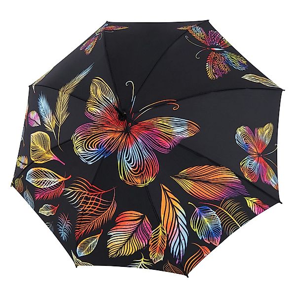 doppler® Stockregenschirm Fiber Flex AC Colourfly günstig online kaufen