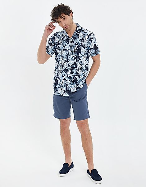 Threadbare Kurzarmhemd (1-tlg) mit tollem Hawaii-Muster günstig online kaufen