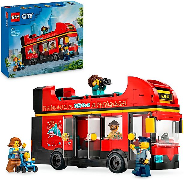 LEGO® Doppeldeckerbus (60407), LEGO City Konstruktionsspielsteine, (384 St) günstig online kaufen
