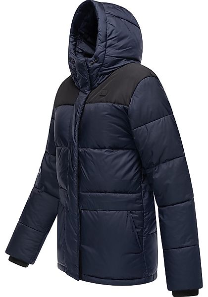 Ragwear Anorak "Wikesh" mit Kapuze stylische Winter Steppjacke mit Colourbl günstig online kaufen