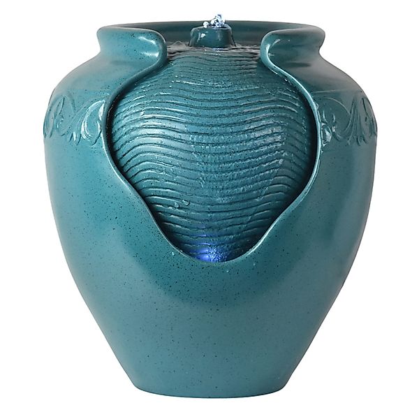 Teamson Home Gartenbrunnen Gartenbrunnen grün glasiert günstig online kaufen