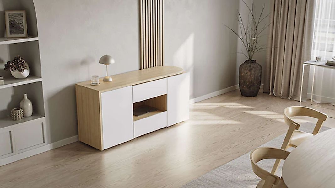 TemaHome Sekretär »ein Sideboard und Schreibtisch, ausziehbar, über Eck,«, günstig online kaufen