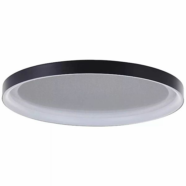 LED Deckenleuchte Quito in Schwarz 30W 3800lm 420mm günstig online kaufen