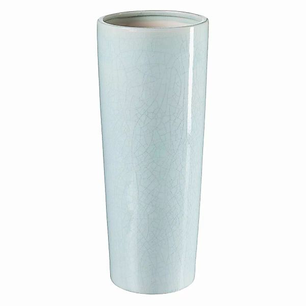 Vase 16,5 X 16,5 X 40,5 Cm Aus Keramik Türkis günstig online kaufen