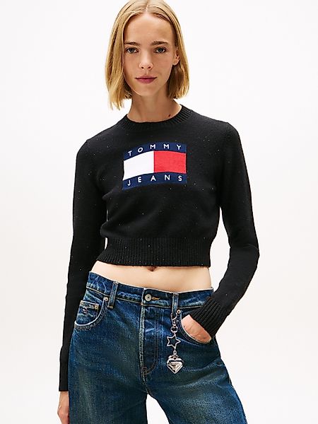 Tommy Jeans Strickpullover TJW SPARKLE FLAG günstig online kaufen