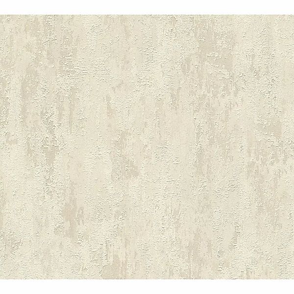 Vliestapete Trendwall 2 Uni Beige Creme Glänzend FSC® günstig online kaufen