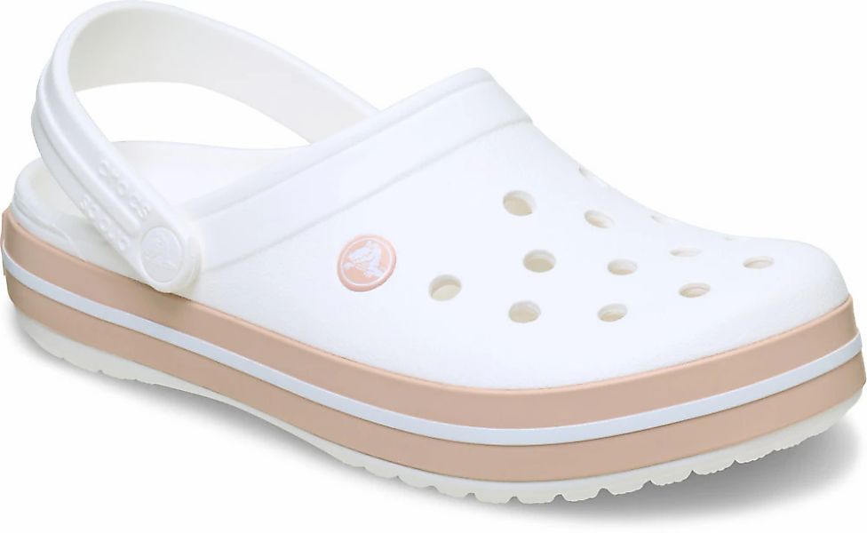 Crocs Clog "Crocband Clog", Sommerschuh, Schlappen, Hausschuh mit zweifarbi günstig online kaufen