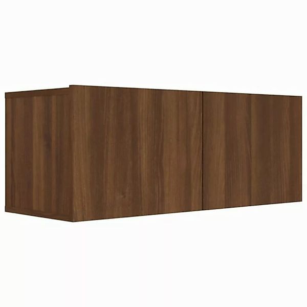 furnicato TV-Schrank Braun Eichen-Optik 80x30x30 cm Holzwerkstoff (1-St) günstig online kaufen