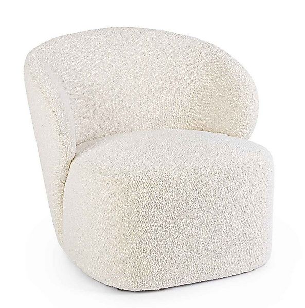 Bizzotto Sessel Babila aus Boucle-Stoff, Natur günstig online kaufen