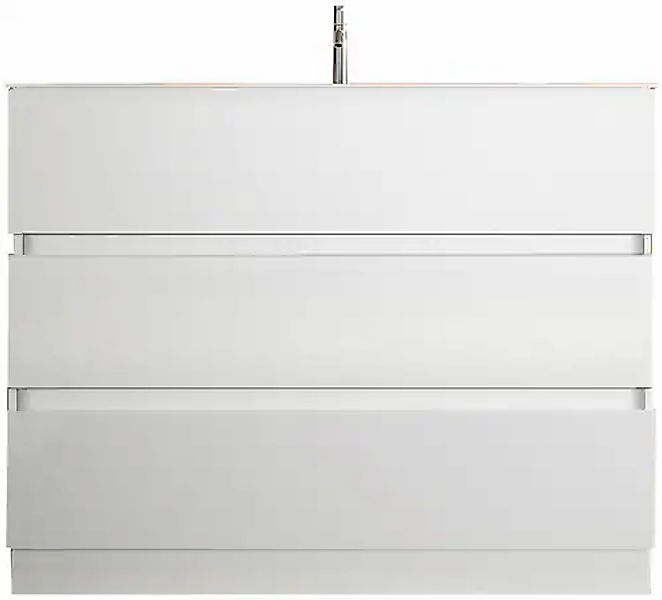 welltime Waschtisch "Start, Breite 80 cm, 2 bzw. 3 Schubkästen" Badmöbel, S günstig online kaufen