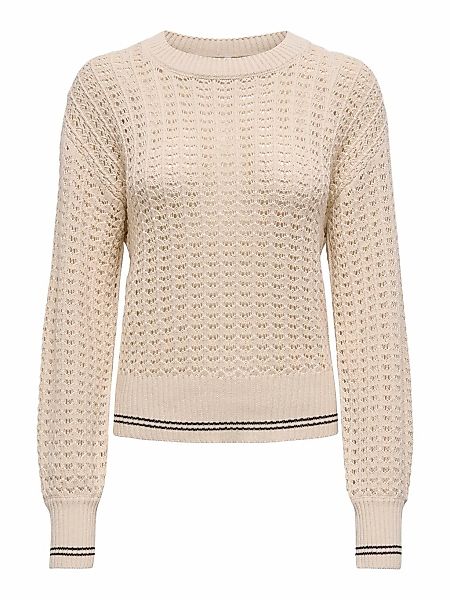 ONLY Strickpullover "ONLASA LS DETAIL O-NECK CC KNT" günstig online kaufen