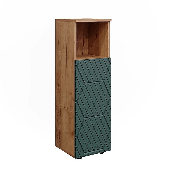 Vicco Midischrank Irma, Goldkraft Eiche/Grün, 30 x 95 cm (1-St) günstig online kaufen
