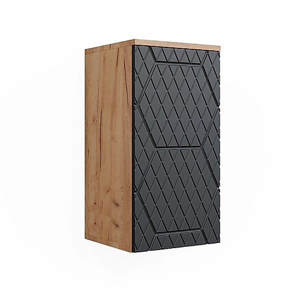 Vicco Hängeschrank Irma, Anthrazit mit Wabenstruktur/Anthrazit, 30 x 59 cm günstig online kaufen