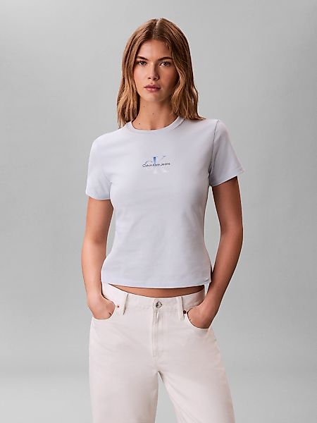 Calvin Klein Jeans T-Shirt "GRADIENT MONOLOGO SLIM TEE" Regular fit mit Run günstig online kaufen