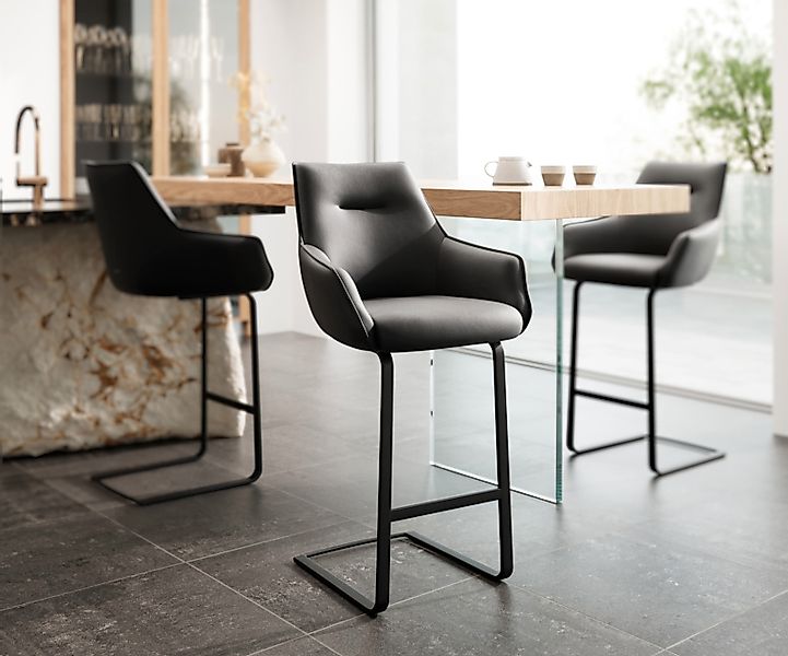 DELIFE Barhocker Alja-Flex, Freischwinger flach Metall günstig online kaufen