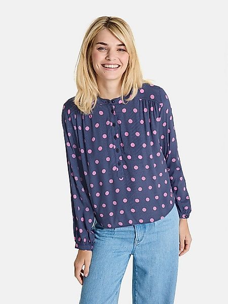 Lieblingsstück Langarmbluse EdiliaL mit Knopfleiste, gepunktet günstig online kaufen