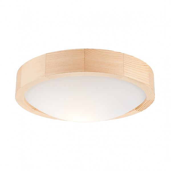 Deckenlampe ANELLO LD.PD-8.1 1-punkt Holz  mit gewölbtem Glas 41247 günstig online kaufen