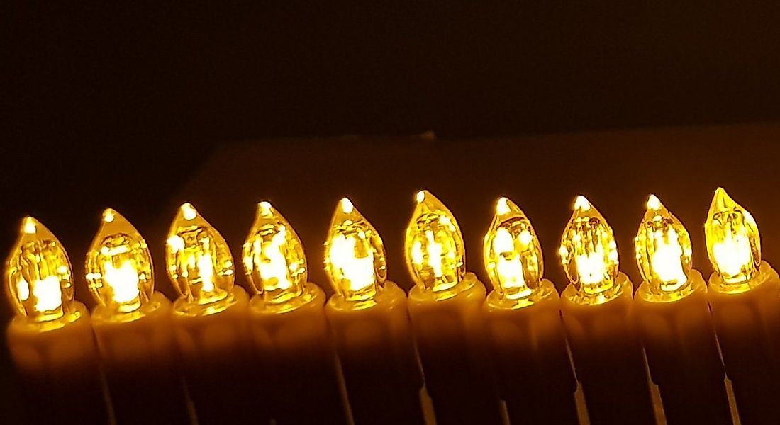 TRANGO LED-Christbaumkerzen, 24-flammig, mit Stecksystem Innenbereich Weihn günstig online kaufen