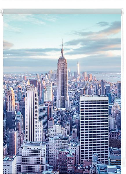 LICHTBLICK ORIGINAL Seitenzugrollo »Klemmfix Motiv New York«, Lichtschutz, günstig online kaufen