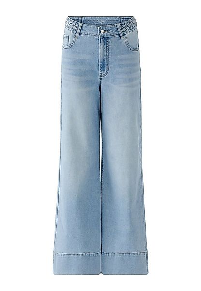 Oui Schlagjeans Kontraststitching günstig online kaufen