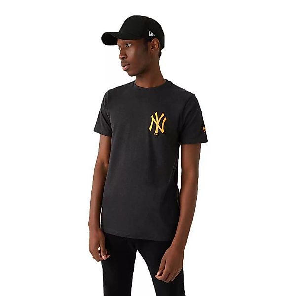 New Era Mlb Neon New York Yankees Kurzärmeliges T-shirt L Dark Grey günstig online kaufen