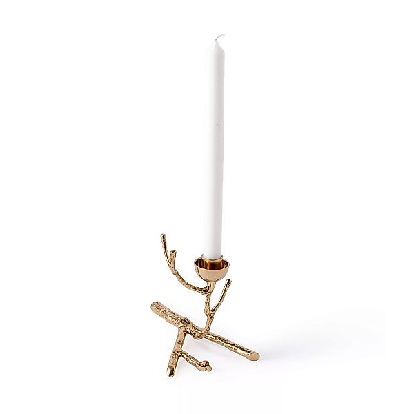 pols potten - Twiggy Kerzenständer XS - gold/LxBxH 18x11,5x14cm günstig online kaufen