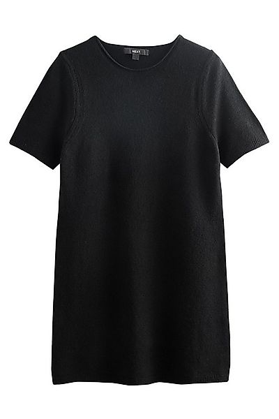 Next Strickkleid Gestricktes Minikleid mit Rollsaum und Wollanteil (1-tlg) günstig online kaufen