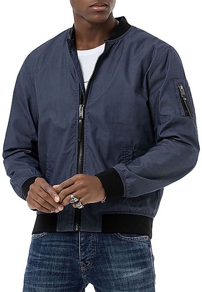 RedBridge Blouson mit Stehkragen Reißverschluss und Rippenbund Übergangsjac günstig online kaufen