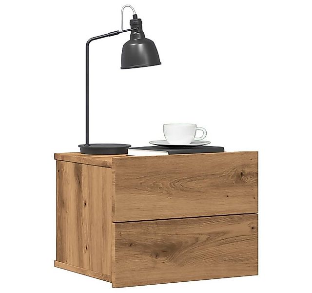 vidaXL Nachttisch, Wand-Nachttisch Artisan-Eiche 40x32x30 cm günstig online kaufen