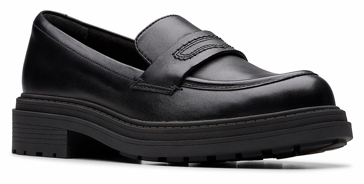 Clarks Slipper "Orinoco 3", Loafer, Slipper mit weicher Lederinnensohle günstig online kaufen