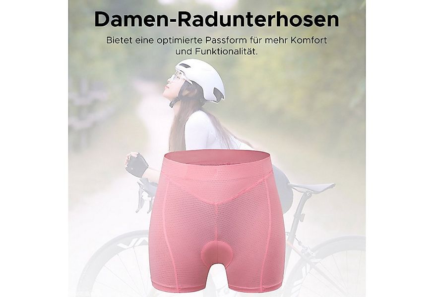 Refttenw Fahrradhose Damen Fahrradunterhose,Radunterhose,mit 3D Sitzpolster günstig online kaufen