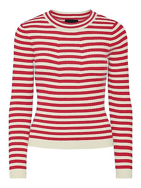 pieces Rundhalspullover PCCrista (1-tlg) Plain/ohne Details günstig online kaufen