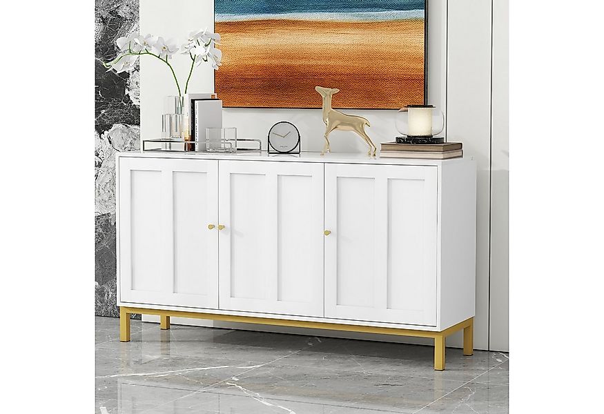 STILVORA Sideboard mit Marmorplatte,Aufwahrungsschrank Beistellschrank mit günstig online kaufen