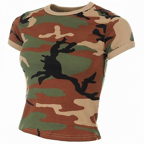 MFH T-Shirt US T-Shirt, Damen, woodland - XL günstig online kaufen