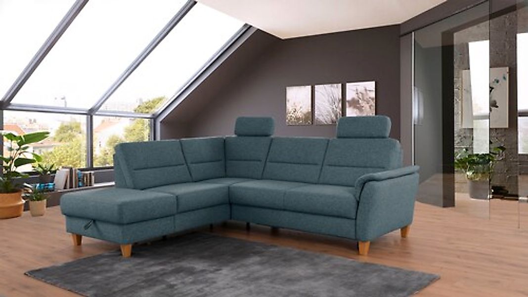 Home affaire Ecksofa »Palmera L-Form, B: 236 cm« optional Bettfunktion & Be günstig online kaufen
