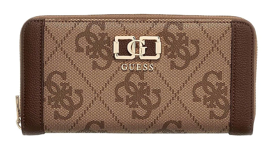 Guess Geldbörse Logo Large Zip Around Wallet günstig online kaufen