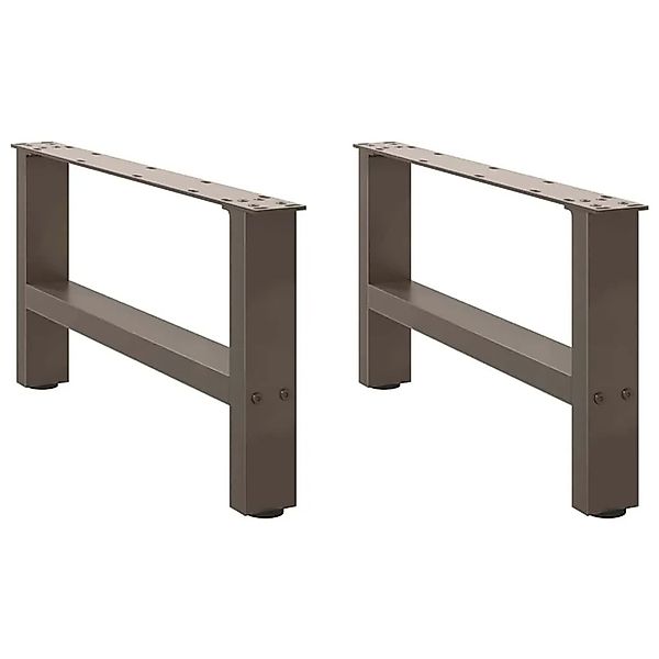 vidaXL Couchtischbeine Naturstahl 2 Stk 70x30-31 cm Stahl 4013271 günstig online kaufen