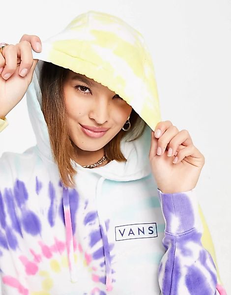 Vans – New Age – Kapuzenpullover in bunter Batik-Optik-Mehrfarbig günstig online kaufen