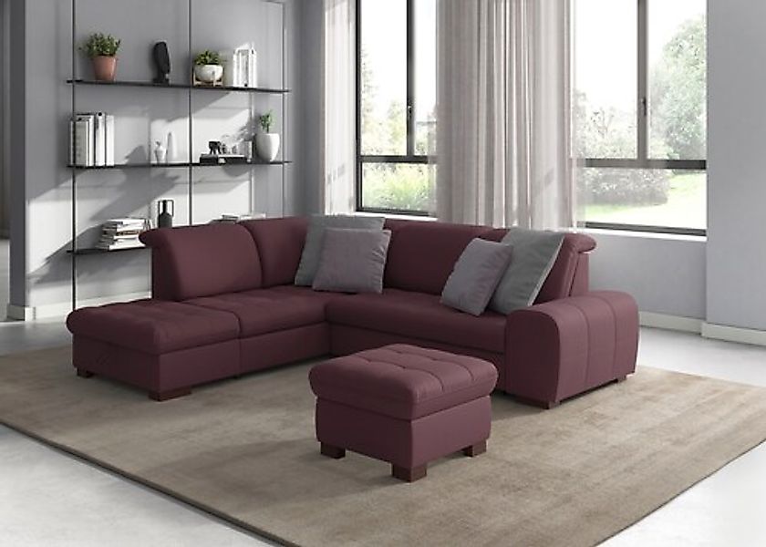 sit&more Ecksofa "Luxor L-Form", wahlweise mit Bettfunktion, Stauraum und K günstig online kaufen