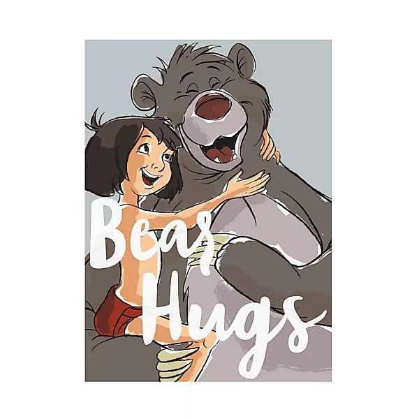 Komar Poster Bear Hug Disney B/L: ca. 30x40 cm günstig online kaufen