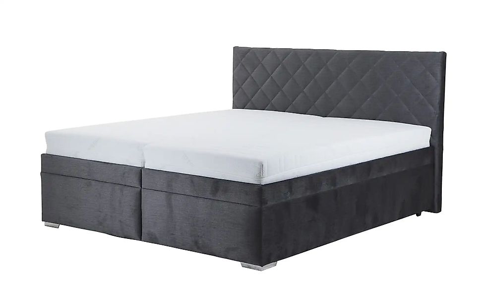 Polsterbett  Kelso ¦ schwarz ¦ Maße (cm): B: 192 H: 117 Betten > Polsterbet günstig online kaufen