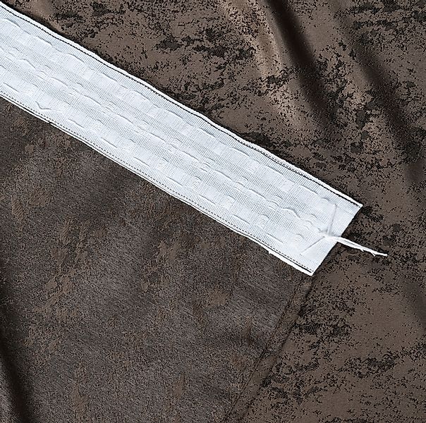 Brilliant Gardine / Jacquard / Meliert / Kräuselband & Öse / 140x245cm, Krä günstig online kaufen