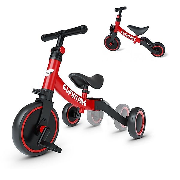 besrey Dreirad Kinderdreirad 5-in-1 Laufrad Lauffahrrad günstig online kaufen