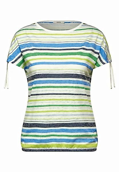Cecil T-Shirt Multicolor Stripe Burnout Shir günstig online kaufen