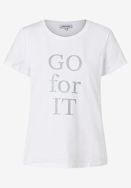 T-Shirt mit Glitzer-Schriftzug günstig online kaufen
