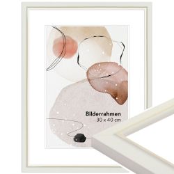 WANDStyle Bilderrahmen H340, Weiß, aus Massivholz günstig online kaufen