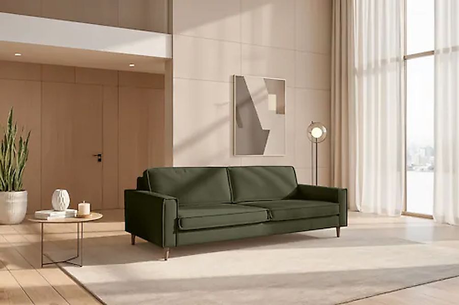 Home affaire 3-Sitzer »Pinto Skandi,Maxi-Ausführung, 236 cm, Chenille, Stru günstig online kaufen