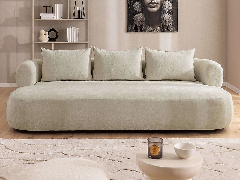Home affaire Big-Sofa "LUSSAC 4-Sitzer Design-Sofa mit Zierkissen, Maße B/T günstig online kaufen